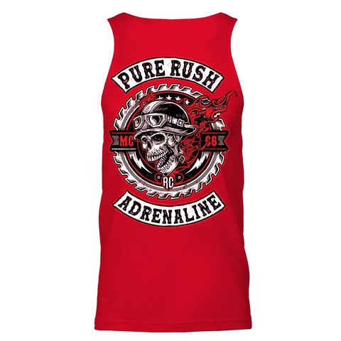 Rush Couture | Майка мужская PURE RUSH ADRENALINE TANK TOP Red RC275 спина