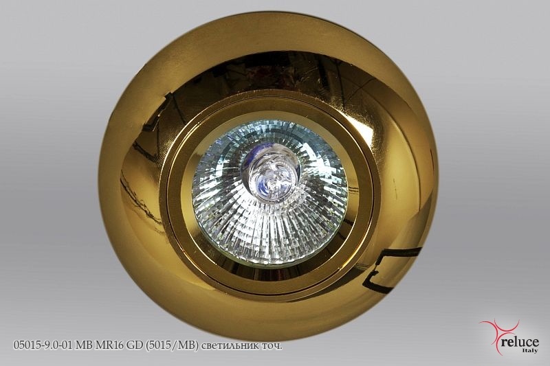 Светильник точечный встраиваемый 05015-9.0-01 MB MR16 GD (5015/MB) Золото