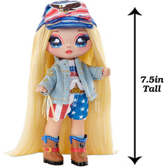 На На На Сюрприз Эрика Фезертон Белоголовый Орел Гламурная Серия 2 Металлик