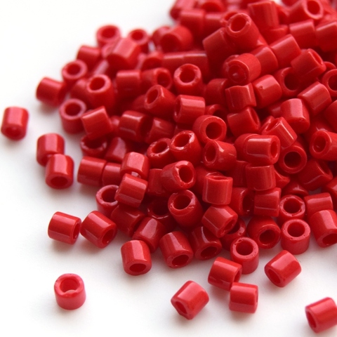 DB-0723 Бисер цилиндрический Миюки делика 11/0 /Miyuki delica 11/0 Opaque Dark Cranberry