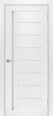 Дверь ТЕХНО-741 / Цвет Белоснежный / белый сатинат / Двери МАРИАМ