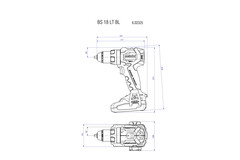 BS 18 LT BL Аккумуляторная дрель-шуруповерт (602325800)