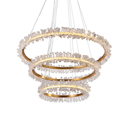 люстра Halo Crystal Pendant Lamp 3 D80