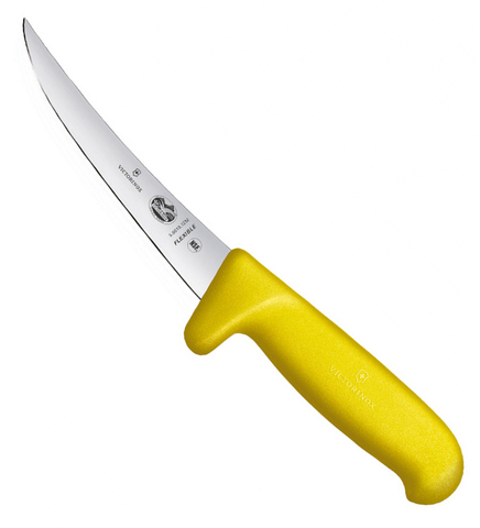 Нож кухонный Victorinox Fibrox разделочный, 120 mm, Yellow (5.6618.12M)