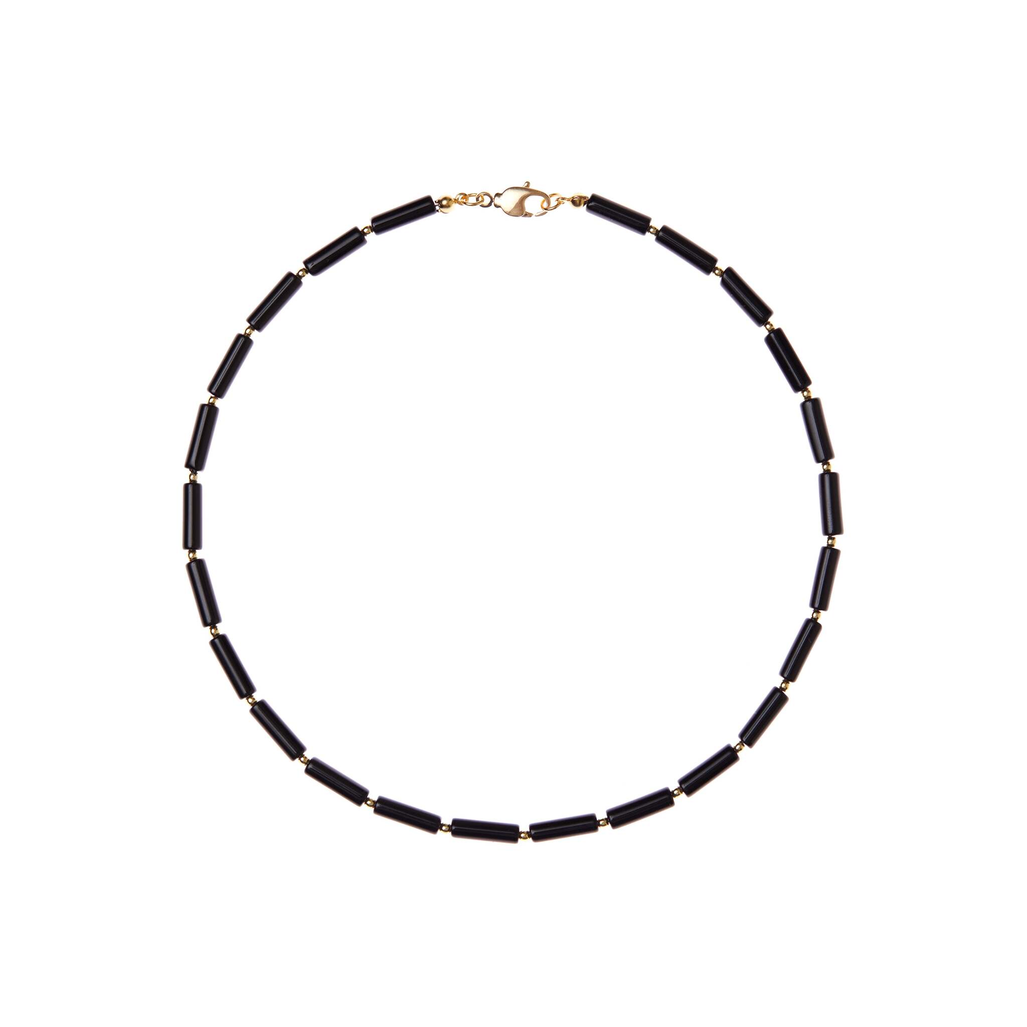 

Колье Black Onyx Tube Necklace