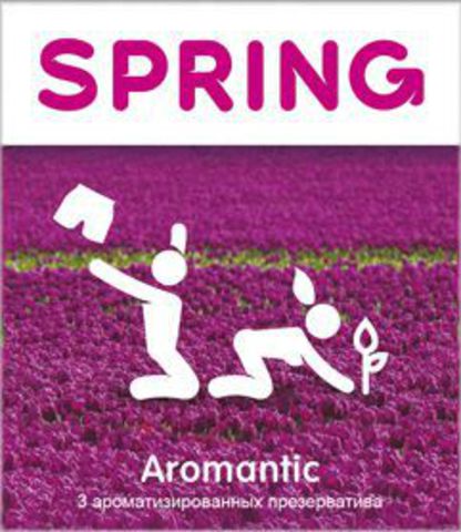 Ароматизированные презервативы SPRING AROMANTIC - 3 шт. - SPRING SPRING AROMANTIC №3