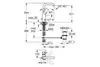 GROHE Essence 24174GN1 Смеситель для раковины с донным клапаном, L-Size, холодный рассвет матовый