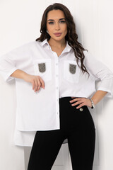 Рубашка Аристократка (белая) Б12826-10М LT Collection