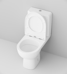 Напольный унитаз-компакт, с сиденьем AM.PM  Gem - C908607SC