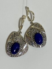 Риека (серьги из серебра)