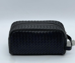 Косметичка Bottega Veneta Intrecciato черный