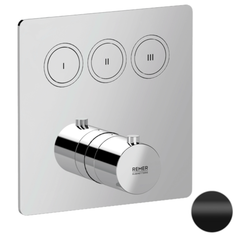 Remer X Style X99QD3KBNO Смеситель термостатический для душа, черный матовый
