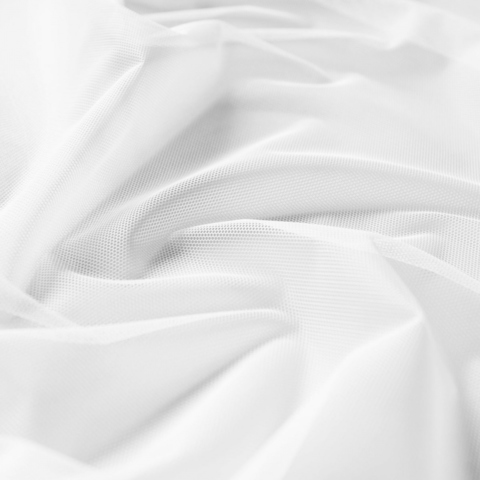 Ткань сетка Гретель белый