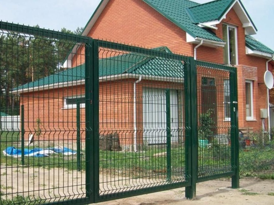 Калитка из 3d сетки Гранд Лайн 1730x1000 мм RAL 6005 купить в ...