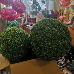 Шар Зелень Самшит Диаметр 45см (используется в МК Ольги Яиковой