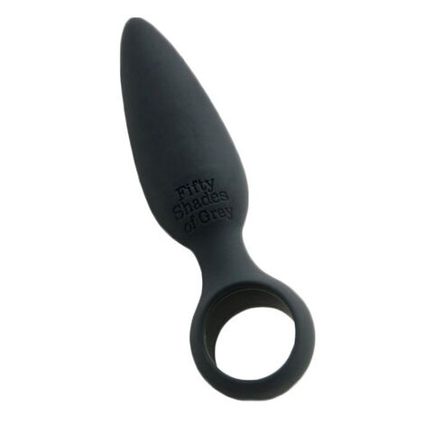 Чёрная анальная пробка Butt Plug - 10,8 см. - Fifty Shades of Grey Fifty Shades of Grey FS-40172