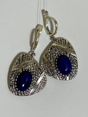 Риека (серьги из серебра)