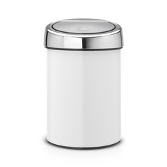 Мусорный бак Brabantia Touch Bin (3л), Белый