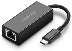 Переходник Ugreen USB Type-C - RJ-45 0.1 м 50307