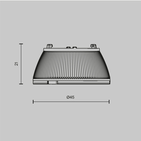 Аксессуар Maytoni Dip Lens002D45-15W