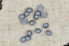 Пуговицы на ножке, d 11 мм, светло-серый