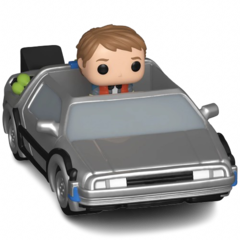 Фигурка Funko Bitty POP! Rides BTTF Marty McFly and Time Machine