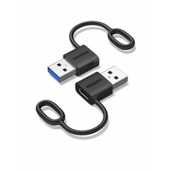 Адаптер  UGREEN LS502 (65332) USB-A Male to USB-C Female Adapter 2 шт, черный