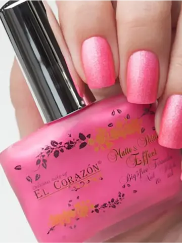 El Corazon Лак Matte Shine Effect 167 ярко-розовый