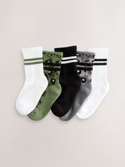 Носки для мальчика Next AL5-814, 5 шт., Белый, Хаки, Черный