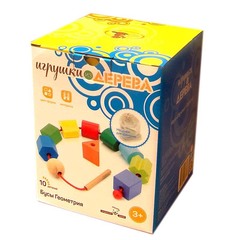 Игрушки из дерева Бусы 