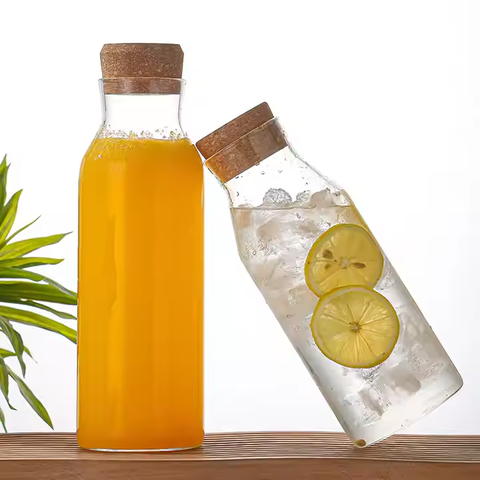 Графин с пробкой Sviskon 1 л, боросиликатное стекло/кора пробкового дерева