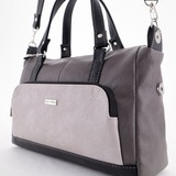 Сумка Саломея 130 мульти итальянский серо-черный