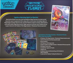 Набор карточек Pokemon TCG: Mega Evolution Elite Trainer Box (Phantasmal Flames) (на английском языке)