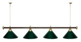 Лампа STARTBILLIARDS 4 пл. (плафоны зеленые,штанга золотая,фурнитура золото) фото №23