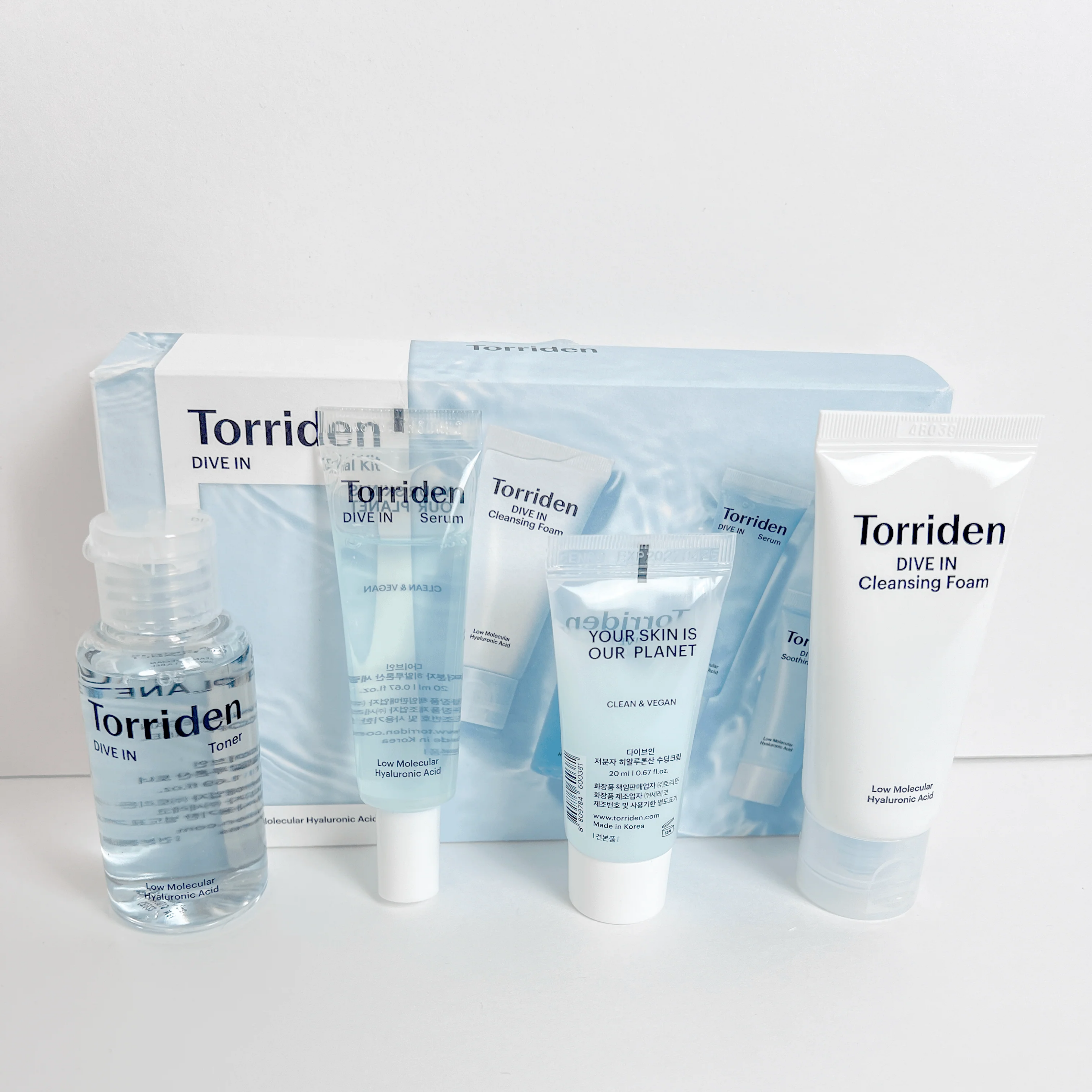 Купить Torriden DIVE IN Low Molecular Hyaluronic Acid Trial Kit