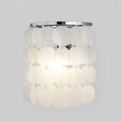 Настенный светильник Eurosvet Sandra 60005/1 хром/перламутр