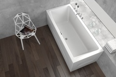 Ванна акриловая прямоугольная Kolpa San ELEKTRA 180x80, BASIS в комплекте с каркасом