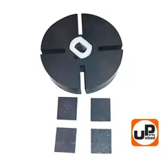 Ротор насоса в сборе UNITED PARTS для дизельных пушек 70кВт, d53,8x15,8мм (TK8-007-027) (90-0703)