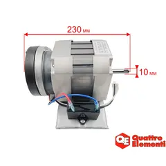 Двигатель эл. переменного тока QUATTRO ELEMENTI QE-40D с насосом в сборе (TK8-003-024)