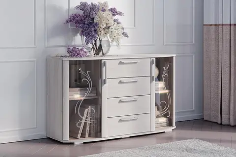 Комод Флорида ясень белый