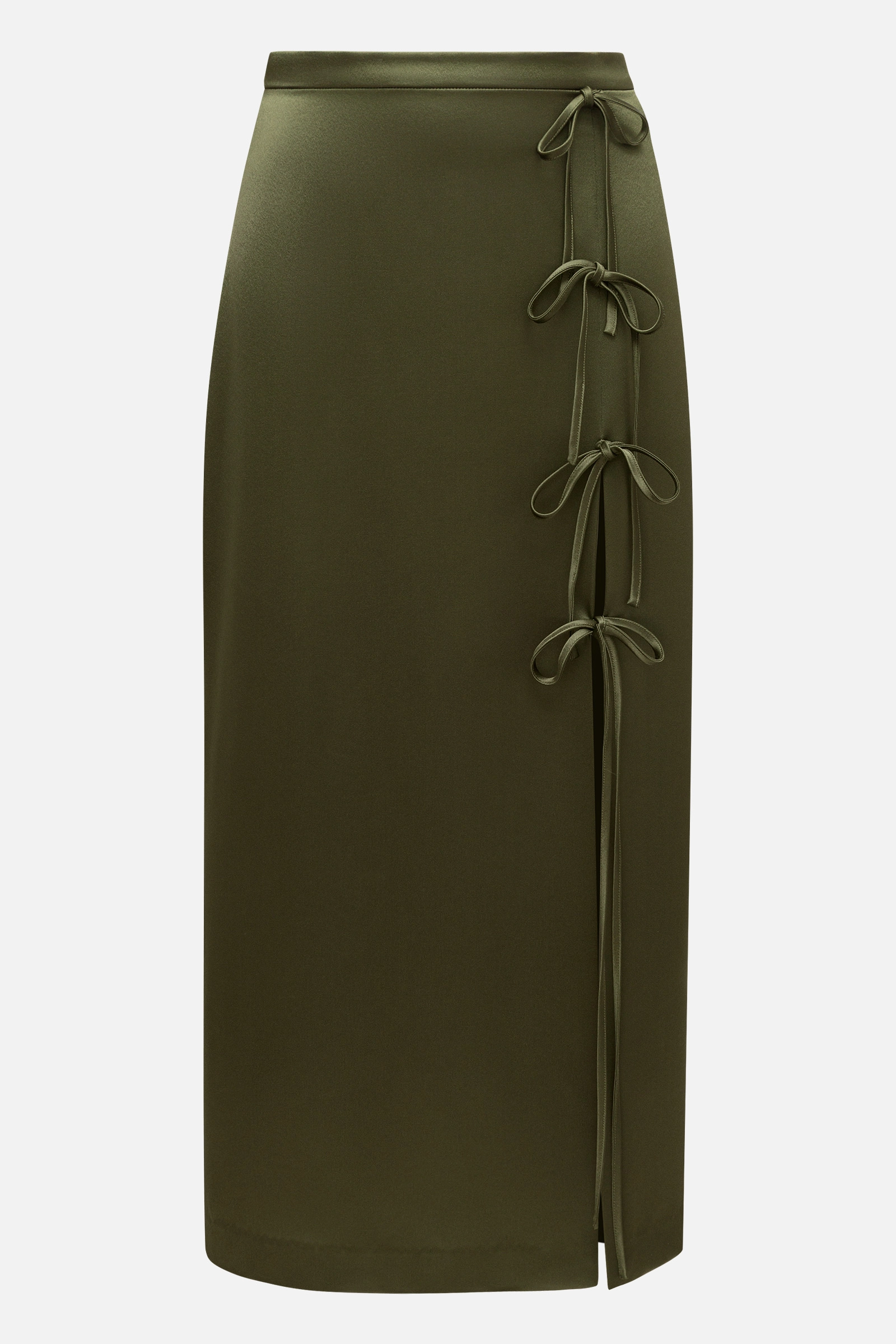 Юбка-миди с завязками