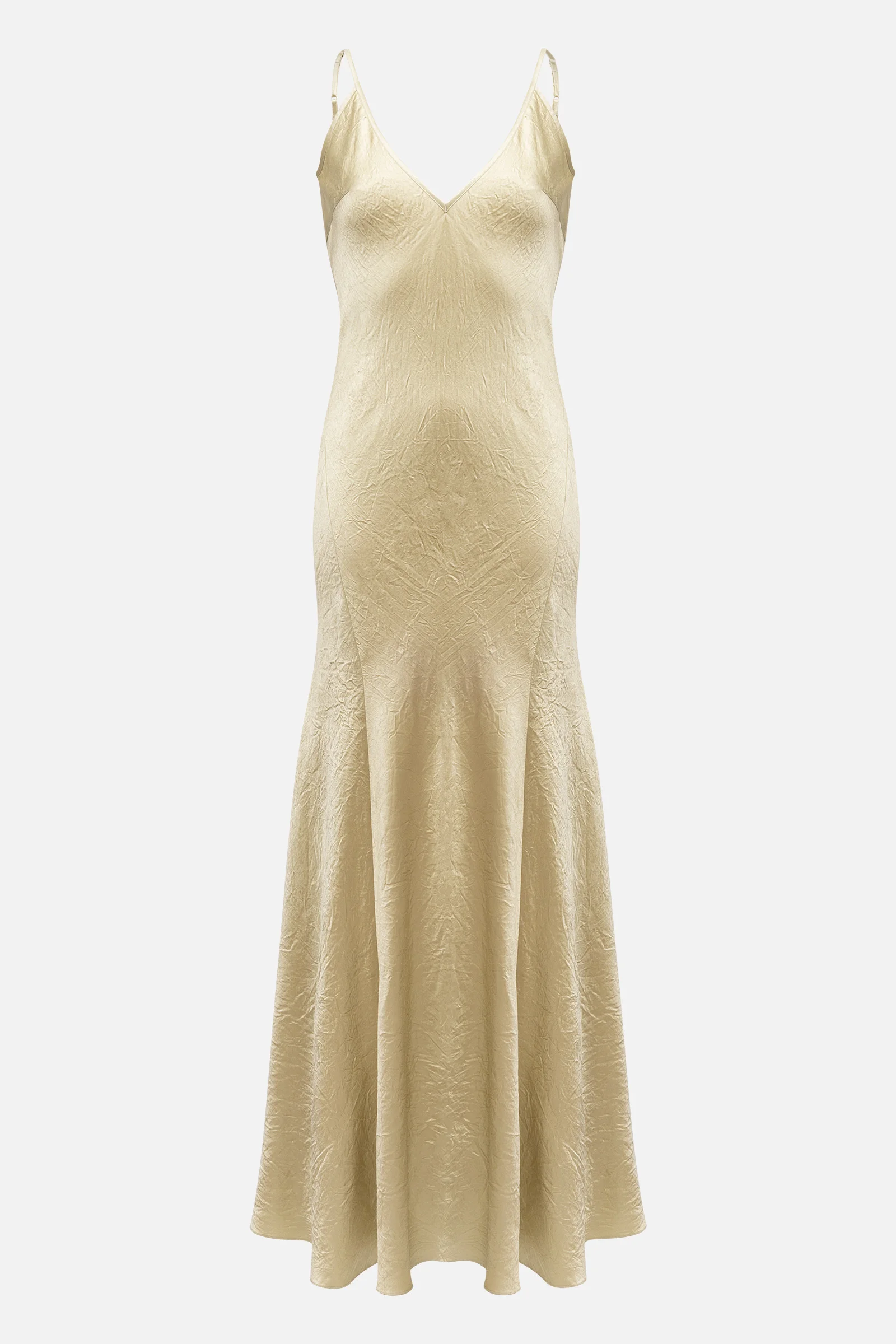 Комбинация из жатого атласа