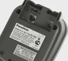 Радио-телефон Dect Panasonic KX-TG2511RUS серебристый/голубой АОН — фото 3