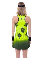 Платье теннисное Hydrogen Palm Tank Dress Woman - fluo yellow