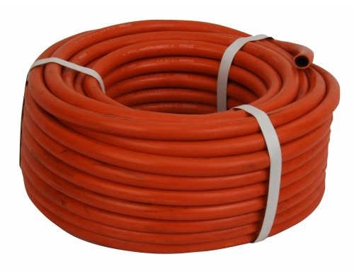 Рукав пропановый ф 9 мм  класс 1, 0,63 мПа красный (черный с красной полоской)