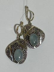 Риека (серьги из серебра)