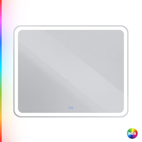 Cezares CZR-SPC-MC-1000-800-RGB-TCH MULTICOLORE Зеркало со встроенной разноцветной подсветкой RGB и сенсорным выключателем CZR-SPC-MC-1000-800-RGB-TCH, 12V, 220-240V, 1000x800x30