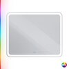 Cezares CZR-SPC-MC-1000-800-RGB-TCH MULTICOLORE Зеркало со встроенной разноцветной подсветкой RGB и сенсорным выключателем CZR-SPC-MC-1000-800-RGB-TCH, 12V, 220-240V, 1000x800x30