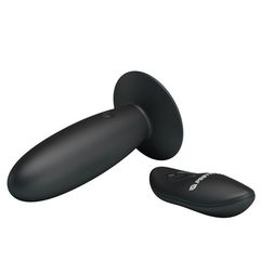 Анальная пробка с вибрацией и пультом управления Remote Control Vibrating Plug - 11 см. - 