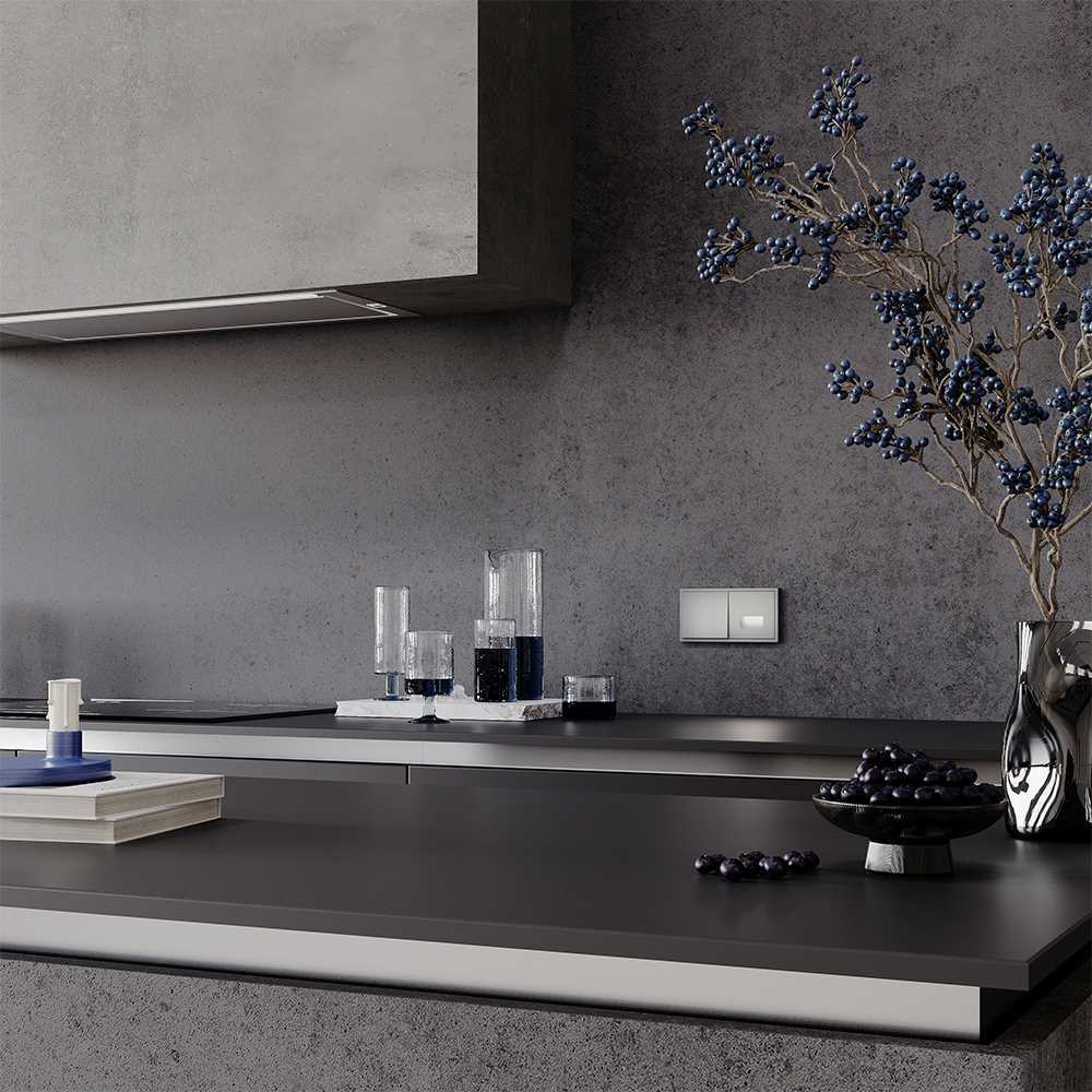 Подсветка светодиодная встраиваемая Voltum S70, (сталь) VLS070605